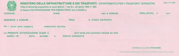 Foglio rosa: autorizzazione alla guida: quando viene rilasciato, limiti ed altro