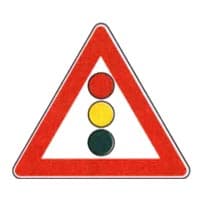 Segnali di pericolo: preavviso di semaforo
