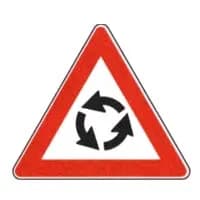Segnali di pericolo: preavviso di rotatoria